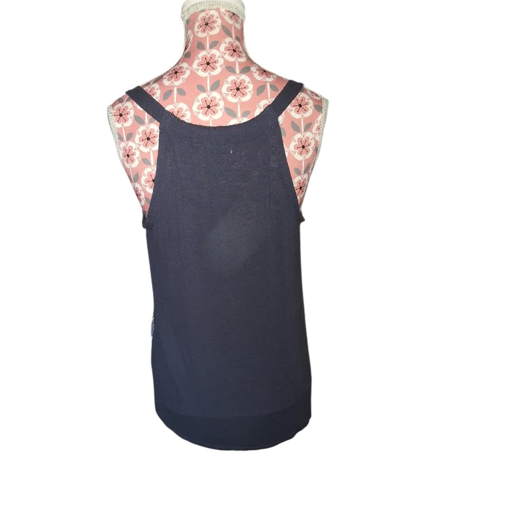 🩵 Maurices Mixed Media Tunic EUC Size S - Picture 3 of 3